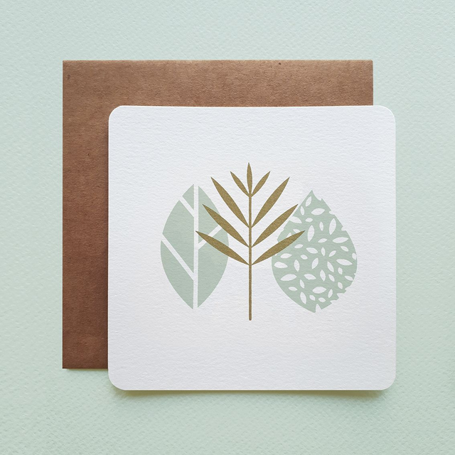 CARTE PALME CÉLADON