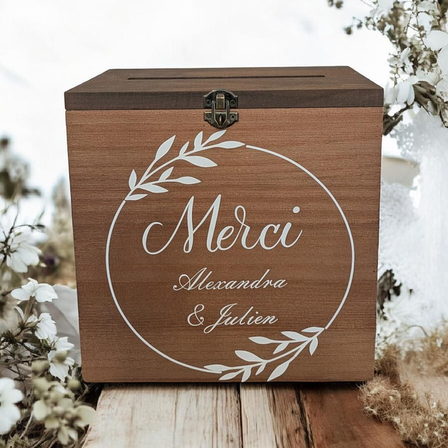 Urne de mariage personnalisée