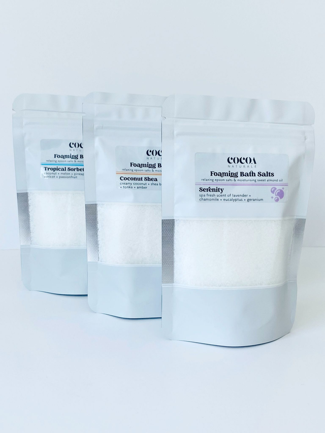 Foaming Bath Salts