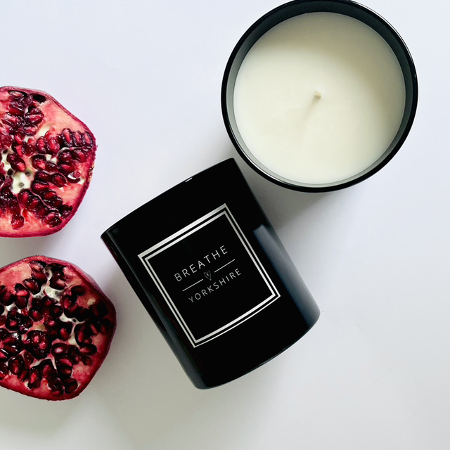 Pomegranate, Jasmine &amp; Patchouli Scented Candle 