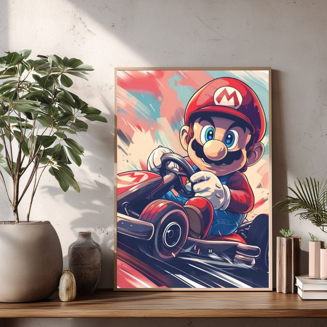Affiche Mario - Mario kart