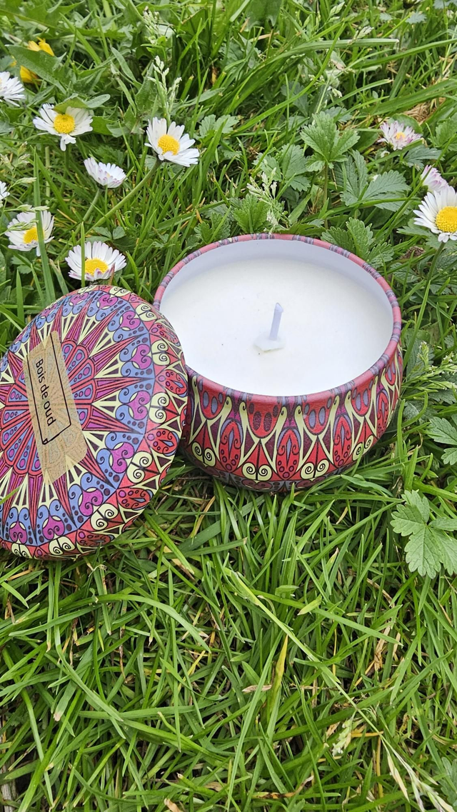 Boîte bohème  100g senteur&quot;  bois de oud&quot;