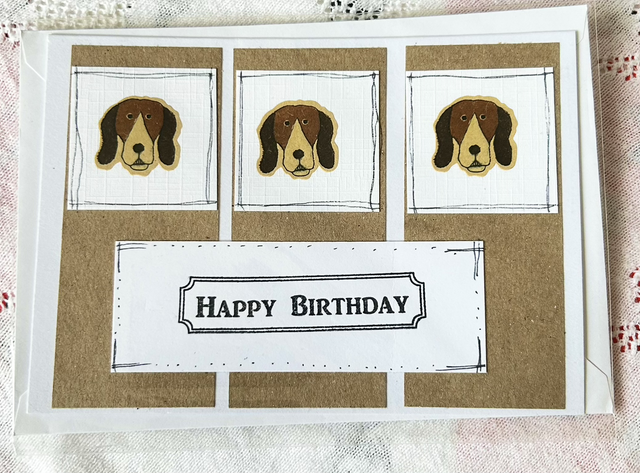 Spaniel Dog Birthday Card