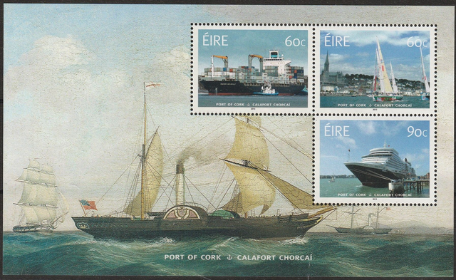 Ireland  2013  Port of Cork  Minisheet  MNH