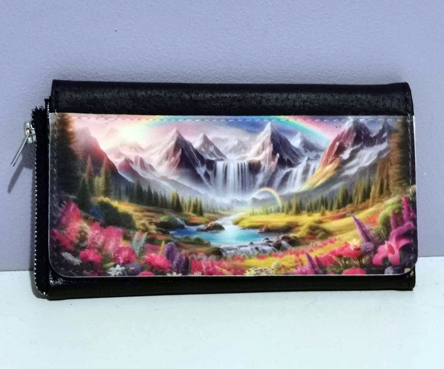 Portefeuille femme thème &quot;paysage&quot;