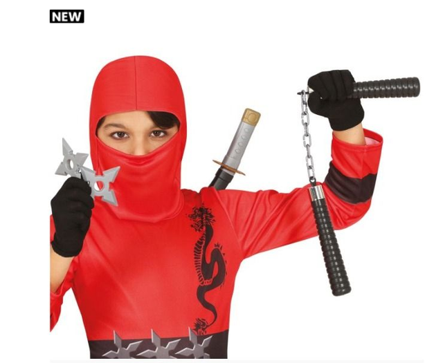 Carnevale ,   16647  SET NINJA 4 PEZZI