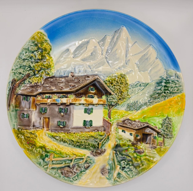 Grande assiette murale Western Germany 