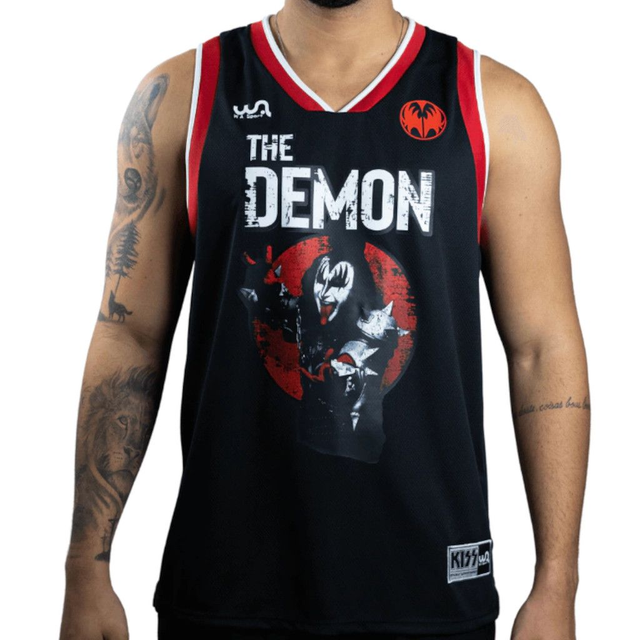Kiss The Demon Basketball Jersey