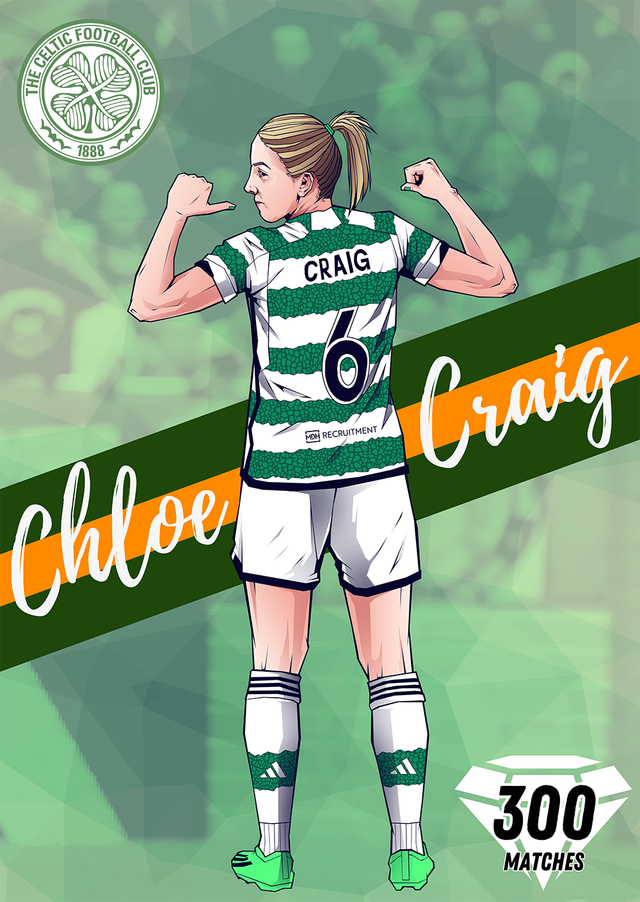 29. Chloe Craig - 300 Matches