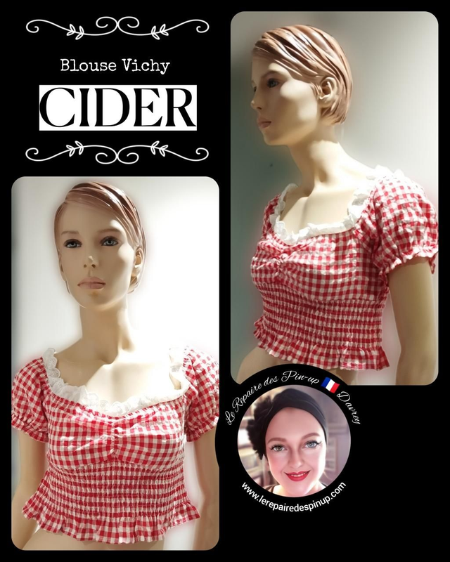 Blouse Cider Vichy T42 ( Vichy blouse from Cider brand size 14 )