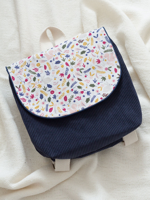 Sac à dos - Forêt enchantée/Bleu Nuit