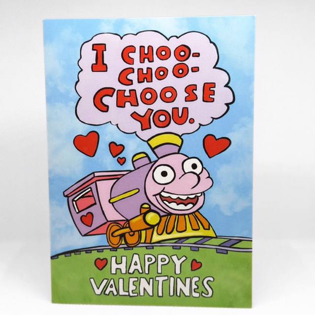Choo Choo Choose You Greetings Card