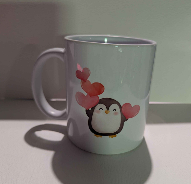 Cute penguin mug