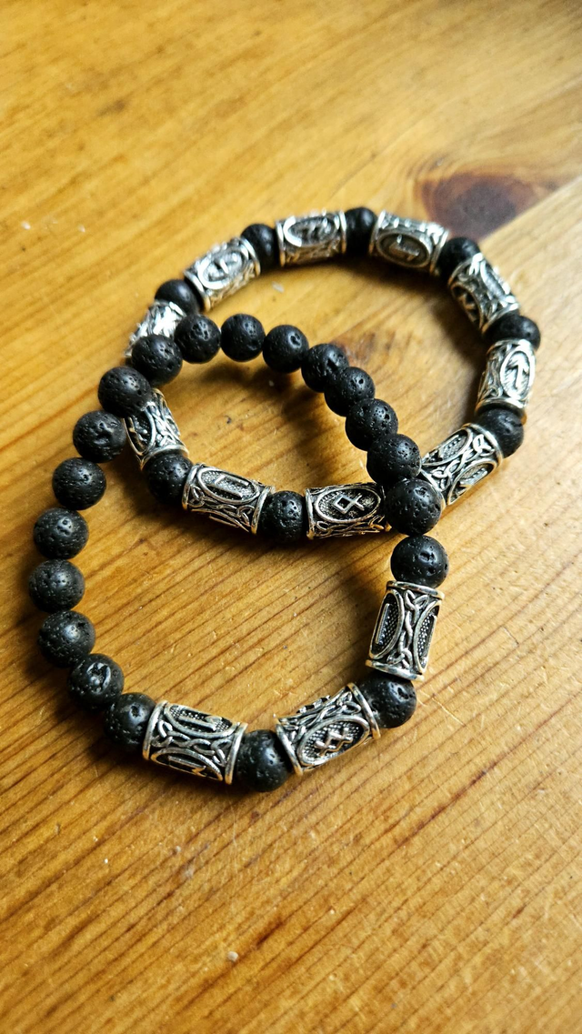 Bracelet pierre naturelle pierre de lave 