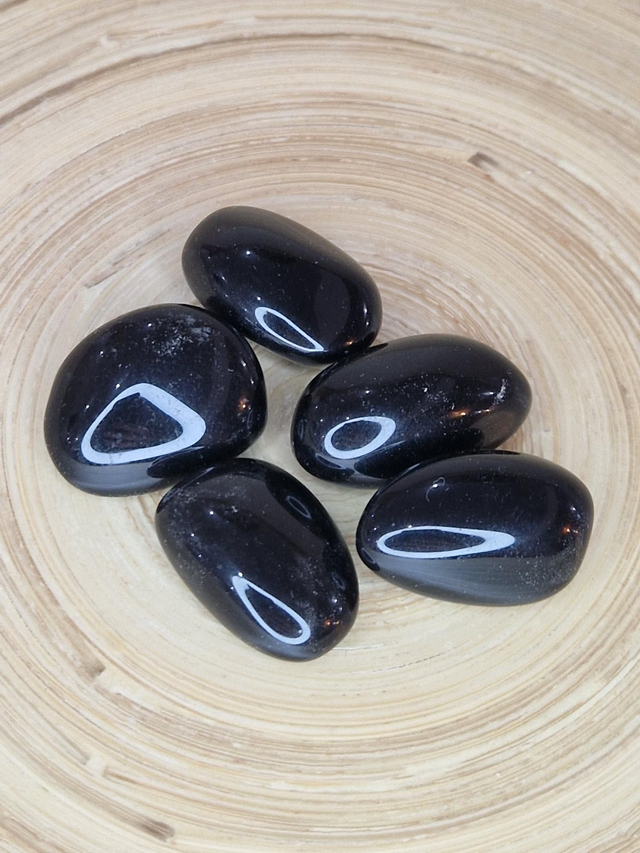 Obsidienne argentée - Pierre roulée