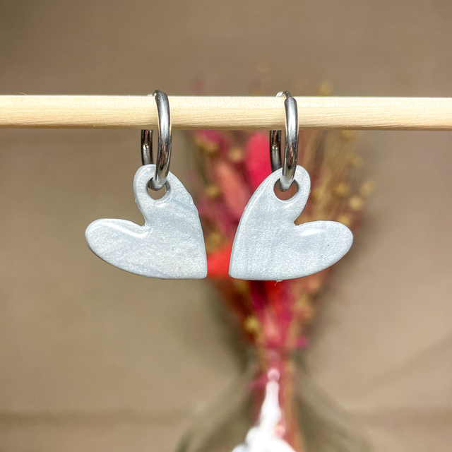 P’tit cœurs argentés (sans créoles)