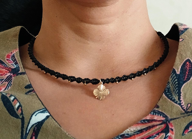 Le collier Trèfle doré
