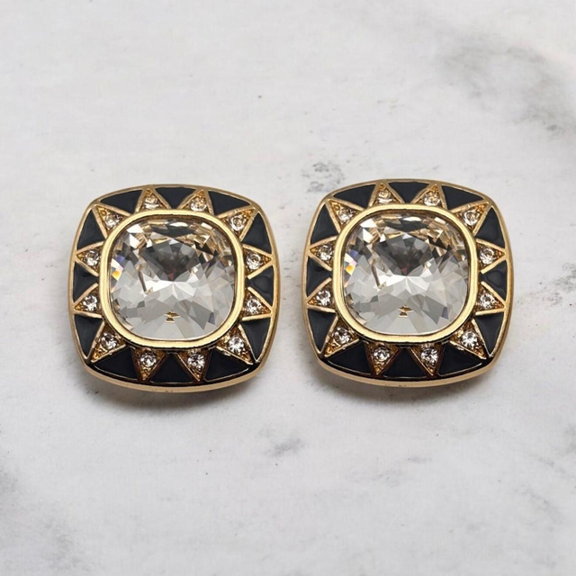 Bijoux de bouton Reine Louise Bleu jeans 