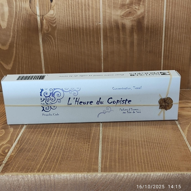 Encens &quot;L&#039;Heure du Copiste&quot;