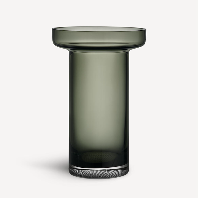 Kosta Boda Limelight Rose smokegrey Vase