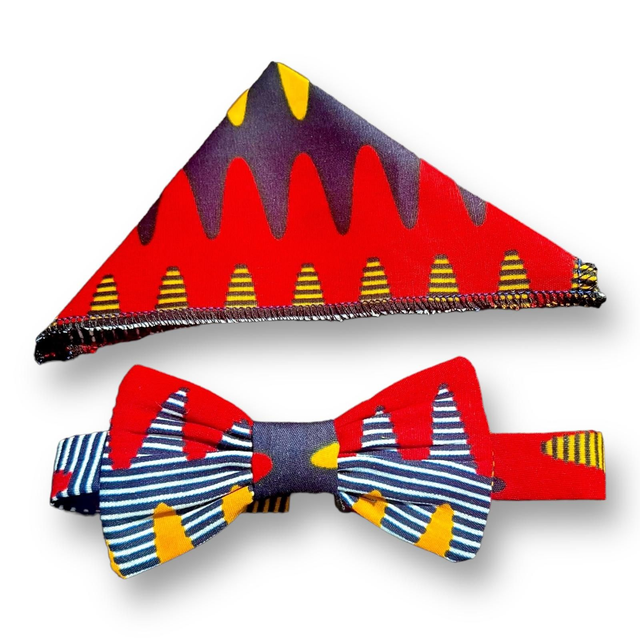 Noeud papillon et mouchoir de poche