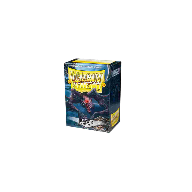 Dragon Shield Matte 100 Sleeves - Black