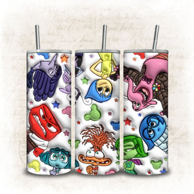 Tumbler 3D Émotions 