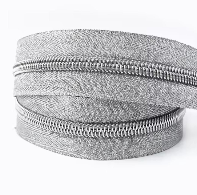 maille métallisé argenté 