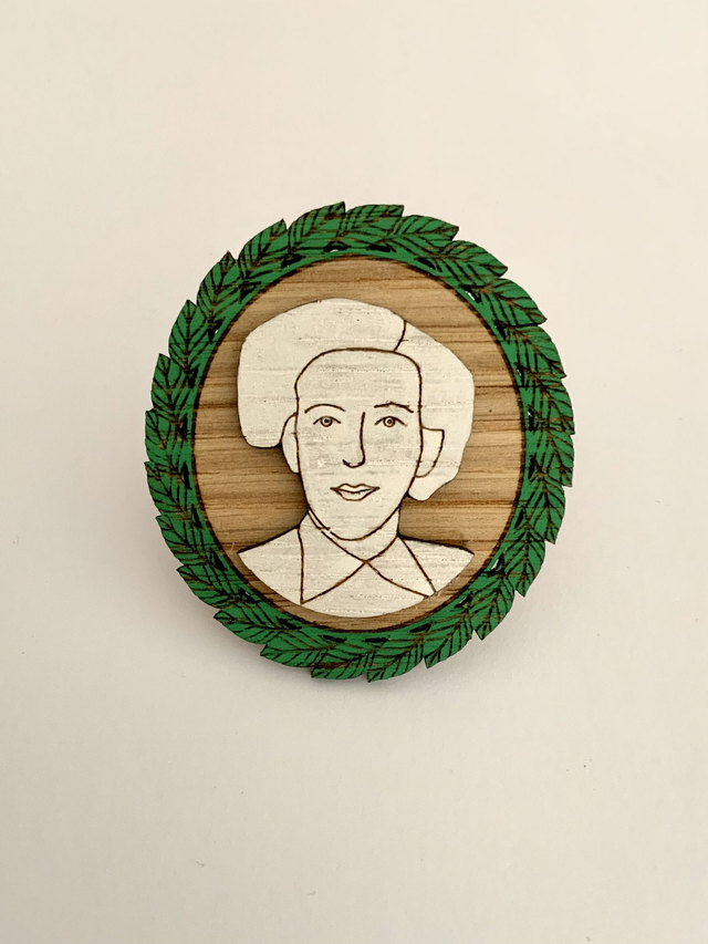 Broche camée « Françoise d’Eaubonne »