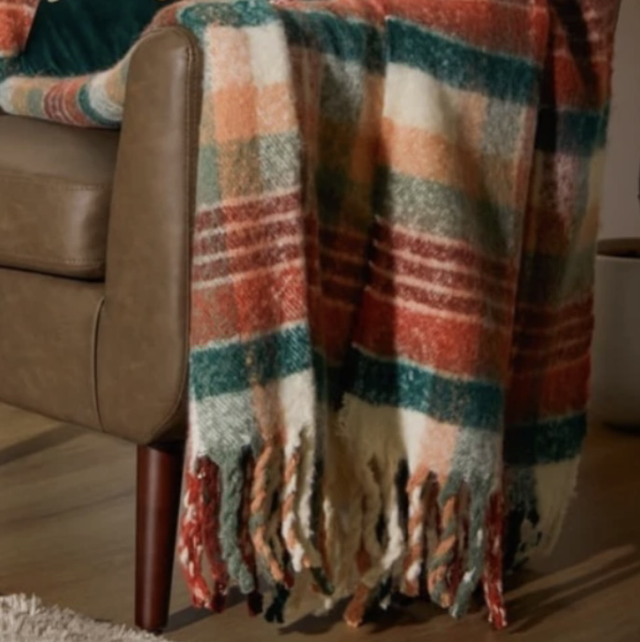 Autumn Blanket super soft faux mohair touch
