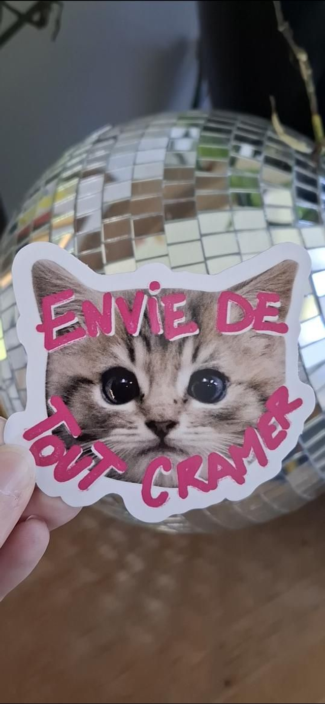 Sticker Envie de tout cramer 