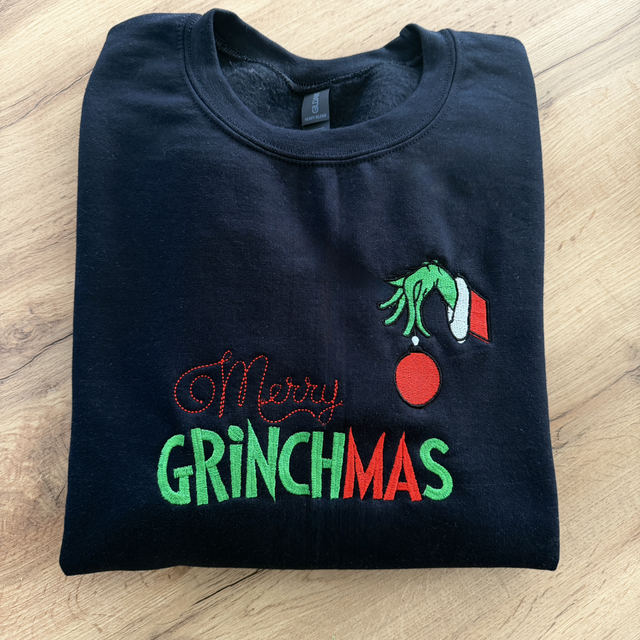 Sweat noir Grinchmas 🎄Taille L 