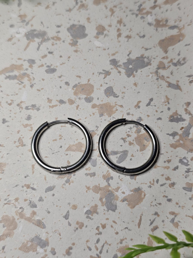 Créole ronde 24mm Argent