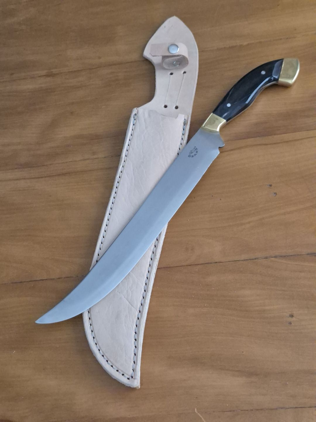 Faca Turca Patriarca Gaúcha Artesanal 11 Pol Inox Chifre