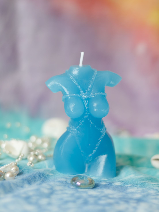 Bougie Callypso ❧ Bleu ciel