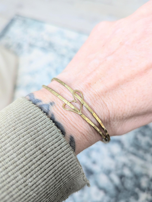 Joncs entrelacés Coeur