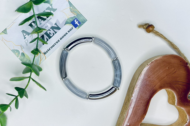 POURQUOI PAS Gris Argenté Hématite