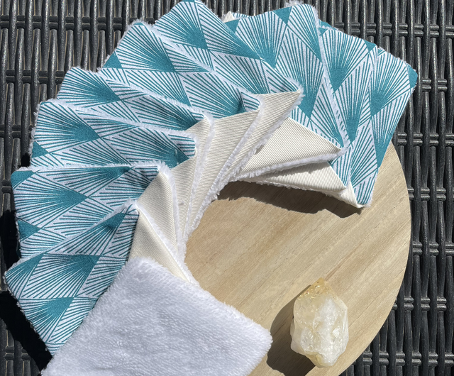 LOSANGES - 10 lingettes + 1 Panier