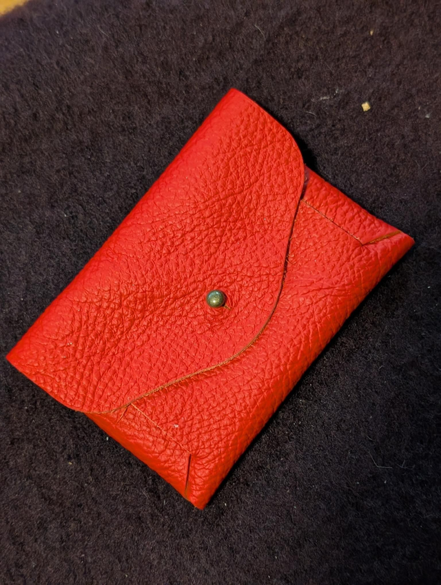 Porte monnaie rouge por015