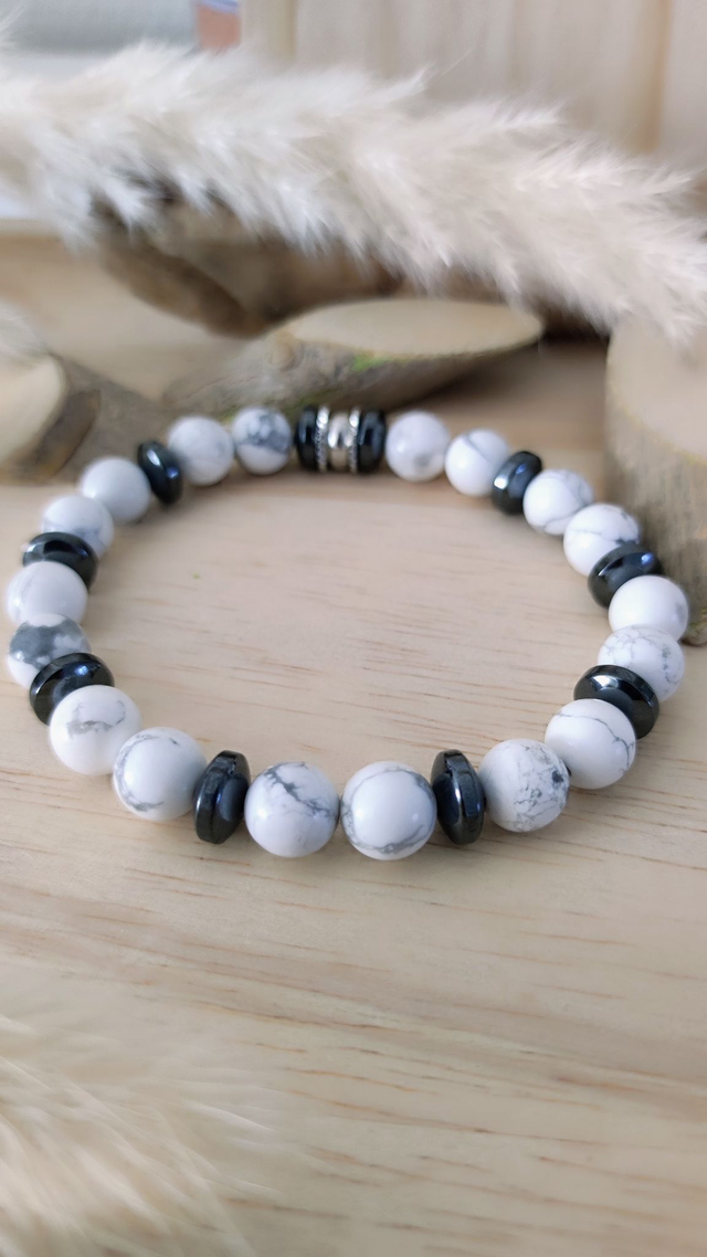Bracelet "Paix intérieure" Howlite