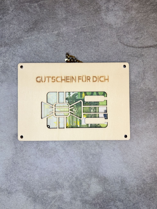 Geldgeschenk "GUTSCHEIN FÜR DICH"