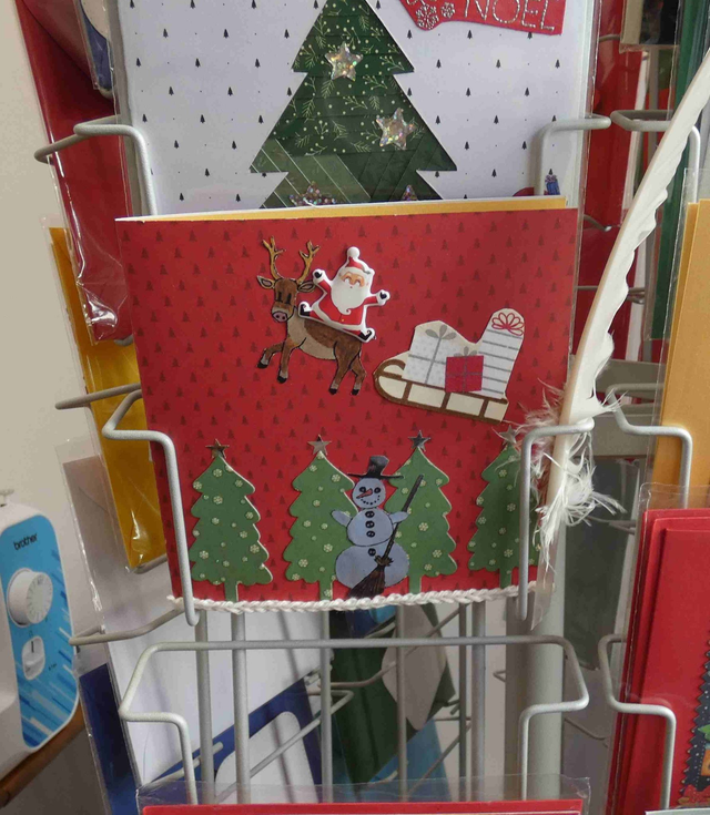 Le père noël et le bonhomme de neige