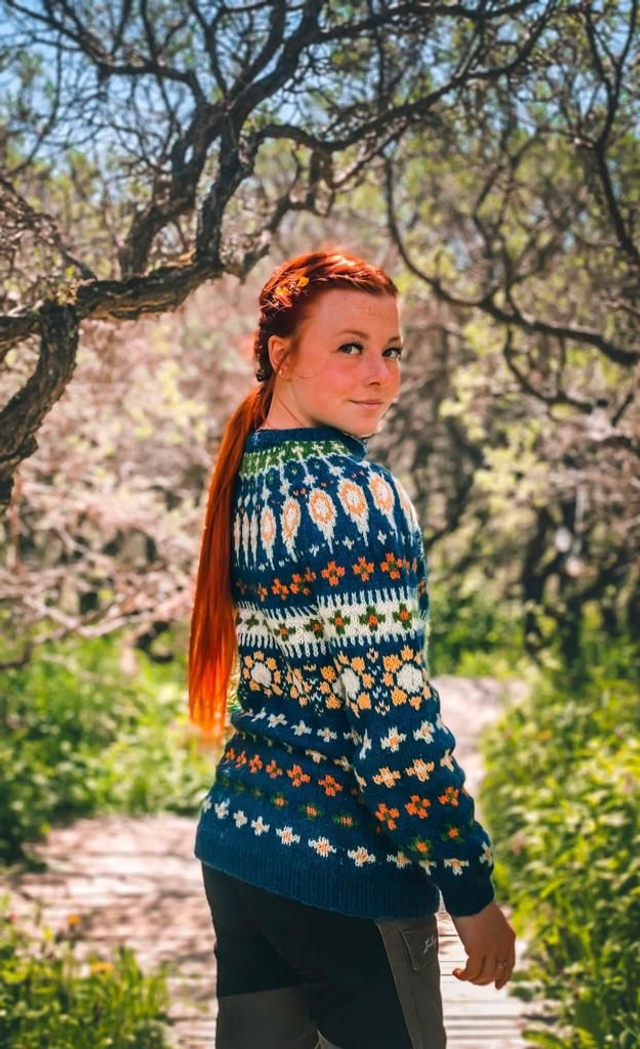 Kathmandu Sweater Kit - Col 08 (Petrol Luna &amp; Varde) - Wool &amp; Pattern - Linka Neumann