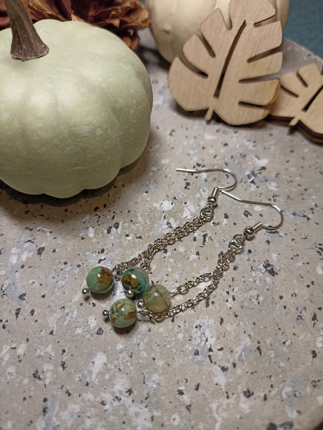 Boucles d'oreilles Chrysocolle 