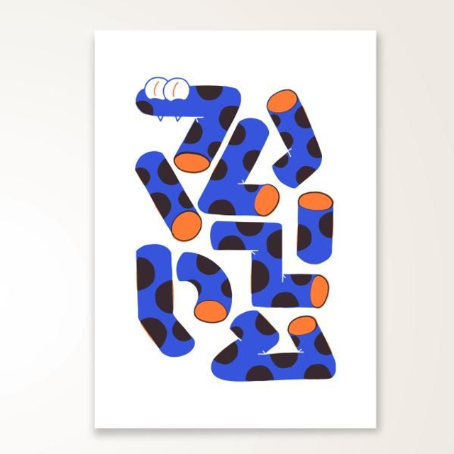 BOKU - Risographie  - A3 - 50ex -Signé