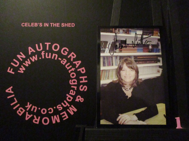 Sarah Sutton Authentic Autographed 6x4 Our Facing Black Border Photograph (B1)