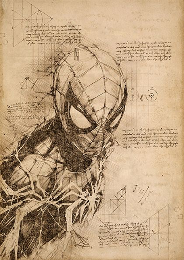Spiderman daVinci edizione limitata 25/25