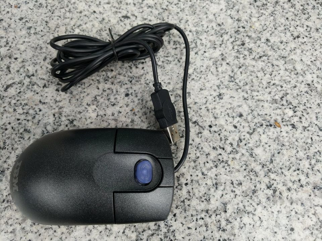 IBM MO09BO Optical Mouse Scroll Point