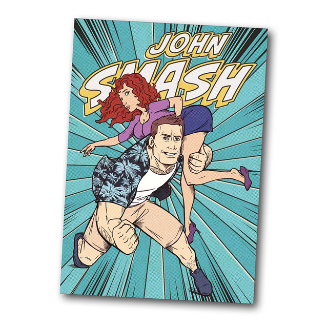 John Smash Vintage Sammelkarte