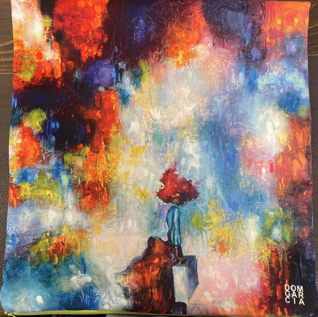 Housse de coussin « départ »